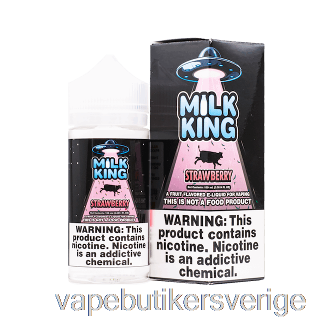 Vape Sverige Strawberry - Milk King - 100ml 6mg